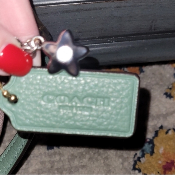 Coach Cream, Pink and Green Women's Bag - Picture 3 of 8